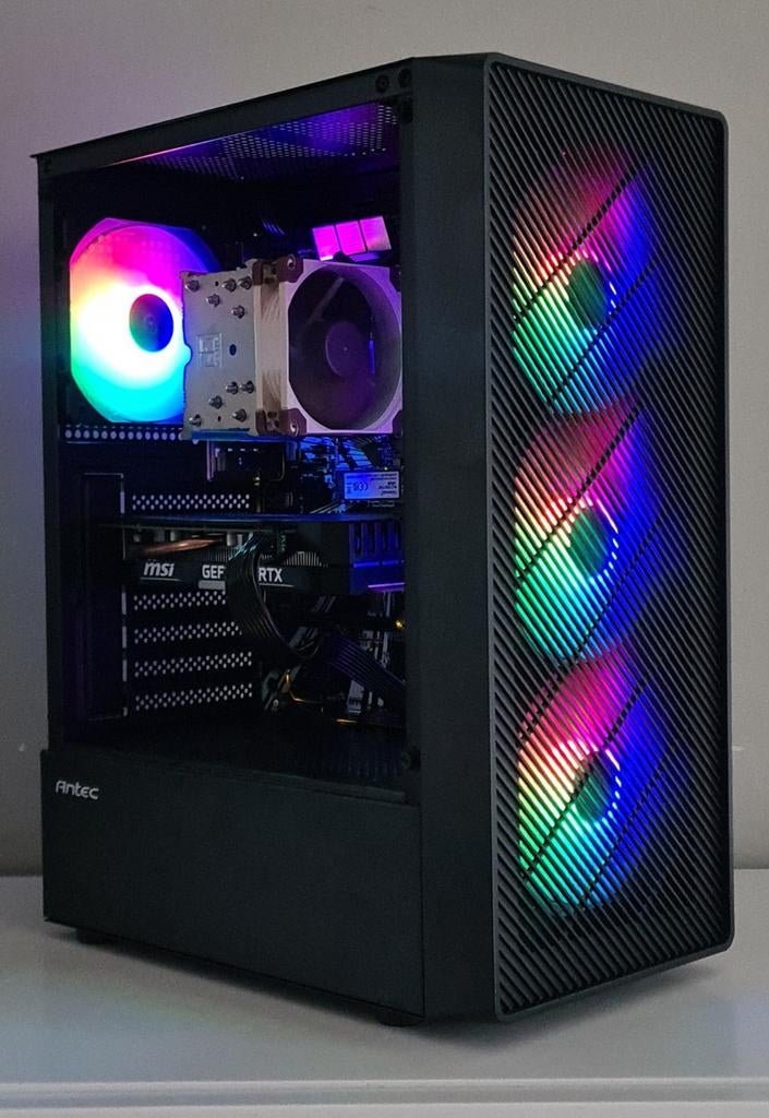 Gaming PC (RTX 2060, i5-9600KF, 3128GB Opslag), Zo goed als nieuw, Gaming, HDD, Met videokaart