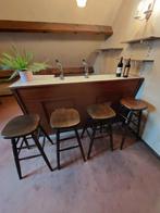 Bar met stoelen, Enlèvement, Comme neuf, Y compris les chaises de bar