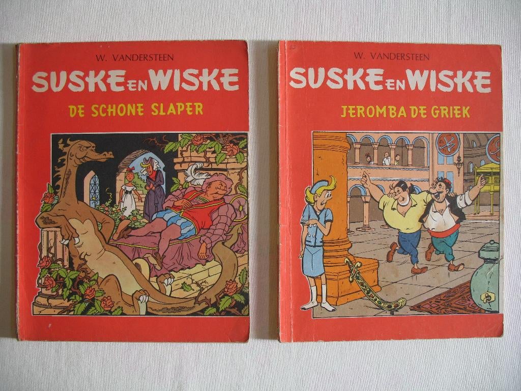 Suske en Wiske , nr 57 en 63 ; 1ste druk 1965 - 1966, Meerdere stripboeken, Ophalen of Verzenden