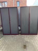 3 rode rolluikkasten (1witte), Huis en Inrichting, Ophalen, 100 tot 150 cm, 100 tot 150 cm, Zo goed als nieuw