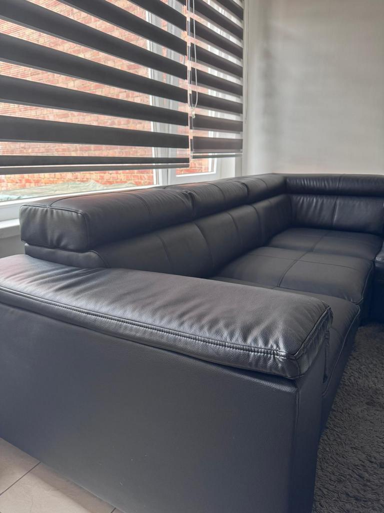 Lederen zetel, Ophalen, Zo goed als nieuw