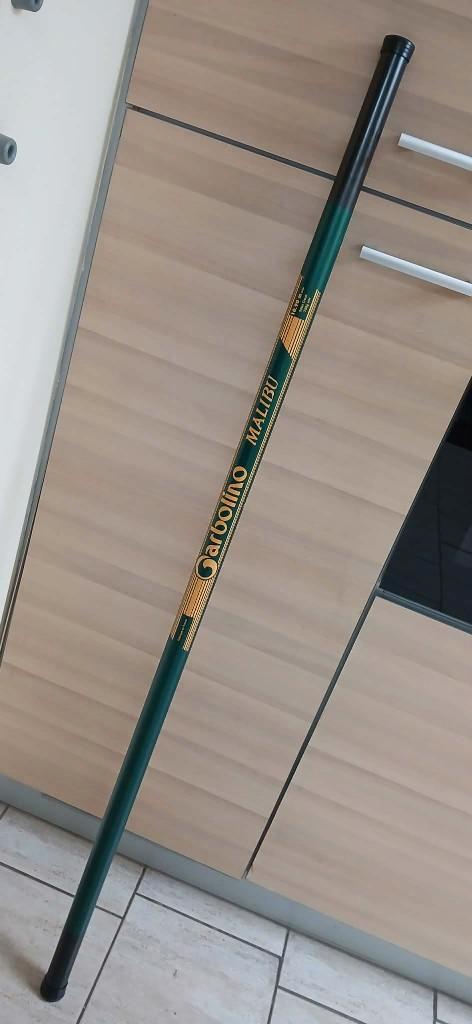 Garbolino Malibu 11M witte hengel, Watersport en Boten, Hengelsport | Witvissen, Zo goed als nieuw, Complete set, Ophalen