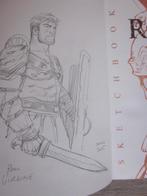 bd aigles de rome de marini sketchbook + 2 dessins originaux, Enlèvement ou Envoi, Comme neuf
