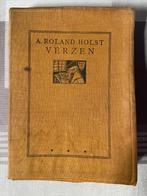boek A Roland Holst verzen 1914 + kunstwerk van reitsema, Ophalen of Verzenden, Gelezen