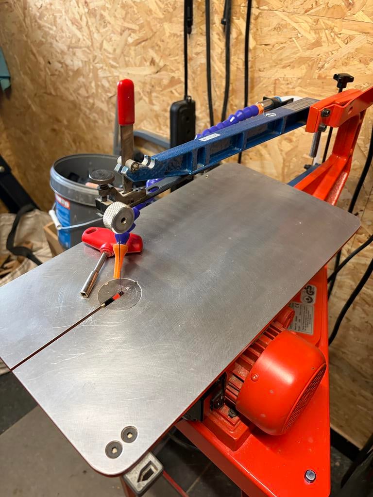 Scie Chantourner Hegner, Doe-het-zelf en Bouw, Ophalen, Zo goed als nieuw, Minder dan 600 watt, Minder dan 30 mm