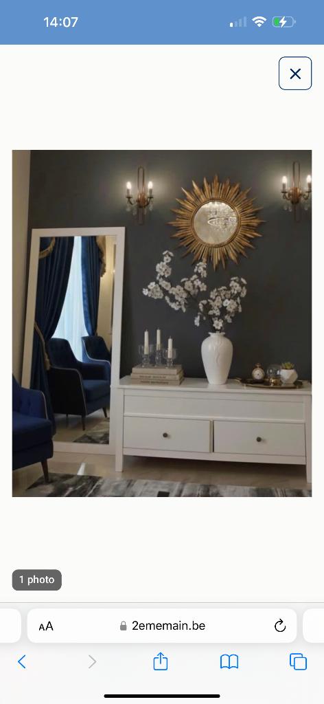 Miroir et meuble à vendre, Maison & Meubles, Enlèvement