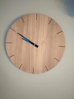 Houten wandklok, Ophalen of Verzenden, Zo goed als nieuw, Analoog, Wandklok