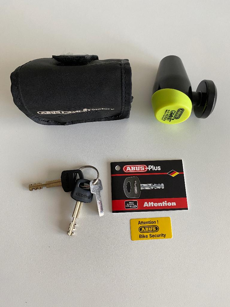 Verrou de frein à disque Abus Granit Victory 39, Motos, Enlèvement, Comme neuf