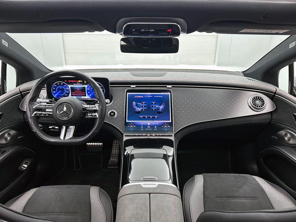 Mercedes-Benz EQS-Klasse 350 Berline AMG Line Panoramisch Da, Auto's, Mercedes-Benz, Automaat, 215 kW, 5 zetels, EQS