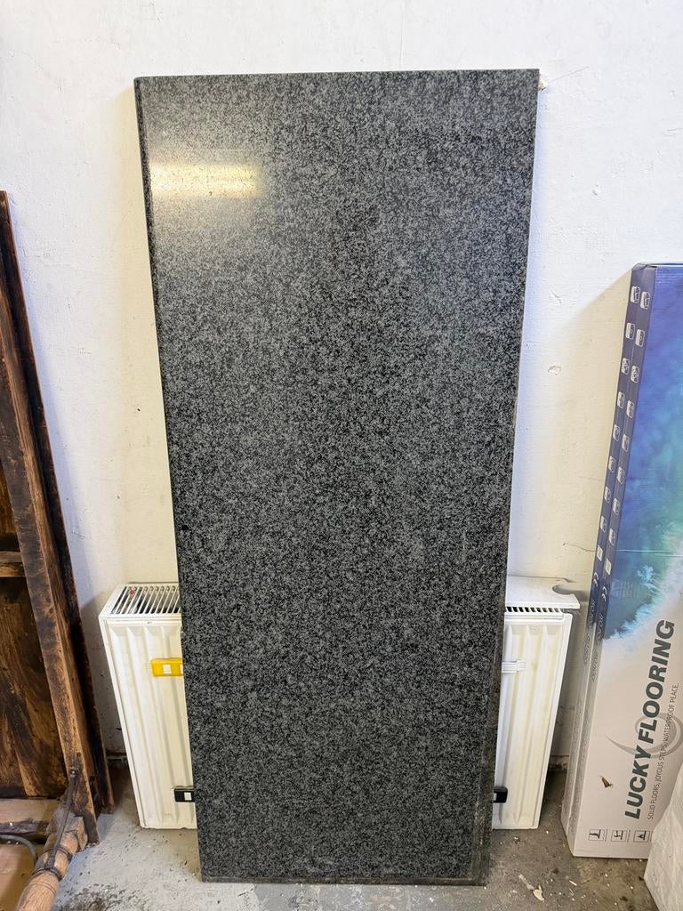 Plan travail marbre ou granit gris, Enlèvement, Utilisé