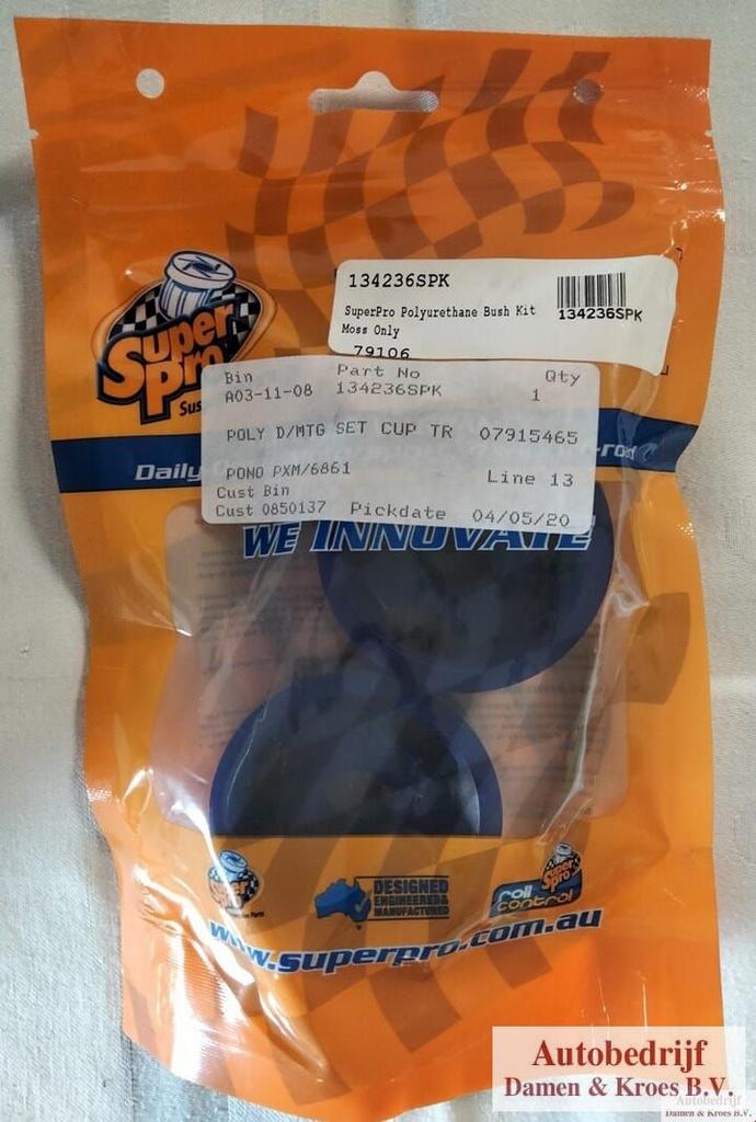 Bush Set, differential mounting, cup, polyurethane 134236SPK, Autos : Pièces & Accessoires, Transmission & Accessoires, Autres marques automobiles