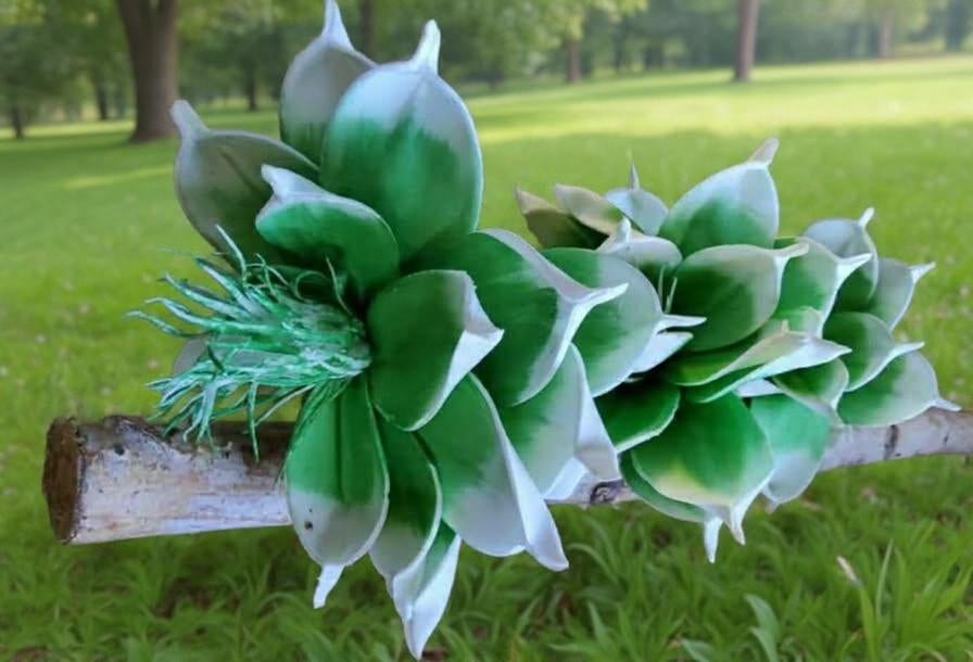 Bloemstuk / bloemen op boomstam / boomstronk met bloemen, Ophalen of Verzenden, Nieuw, Binnen