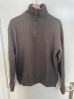 Bruine trui met kraag met ritssluiting, Kleding | Heren, Truien en Vesten, Ophalen of Verzenden, Zo goed als nieuw, Maat 46 (S) of kleiner