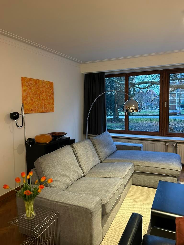 Hoekzetel grijs, Huis en Inrichting, Zetels | Zetels en Chaises Longues, Ophalen