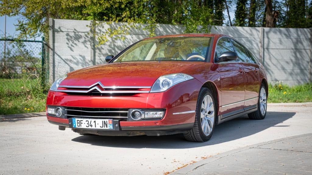 Citroën C6 2.7 HDi Biturbo V6 Automaat, Auto's, Citroën, 4 deurs, Beige, C6, Leder