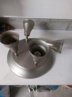 2 plafondspots, Huis en Inrichting, Lampen | Spots, Gebruikt, Metaal of Aluminium, Ophalen of Verzenden, Led
