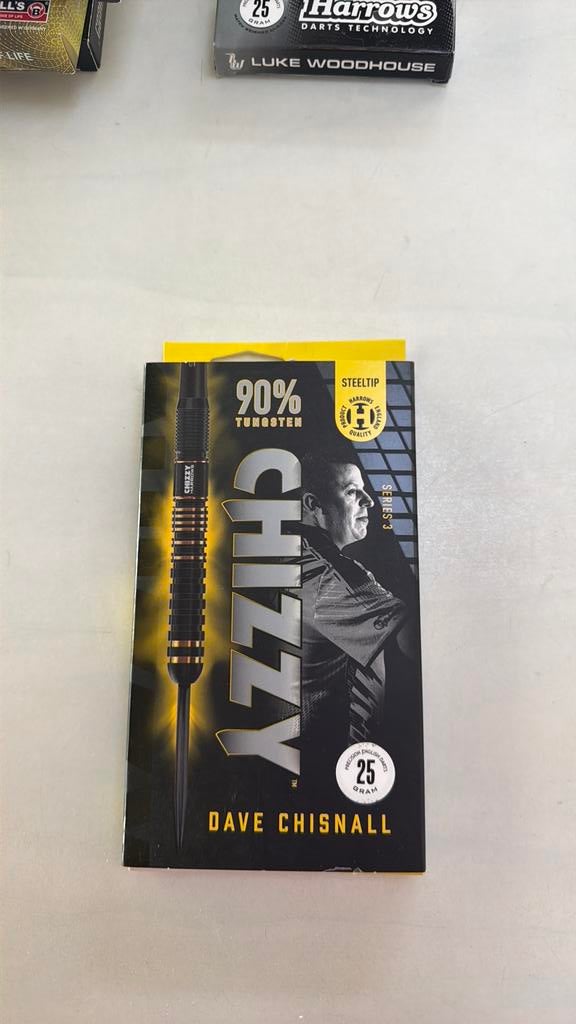 Dartpijlen chizzy, Sport en Fitness, Darts, Ophalen, Zo goed als nieuw, Shafts