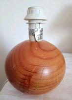 MASSIVE, PETIT PIED DE LAMPE BOULE en bois H.10, Enlèvement ou Envoi, Bois, Moins de 50 cm