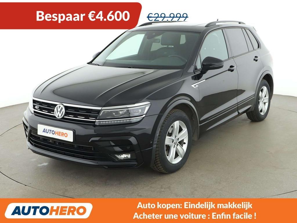 Volkswagen Tiguan 2.0 TDI Highline 4Motion BlueMotion Tech, Auto's, Automaat, Gebruikt, Leder, 150 pk