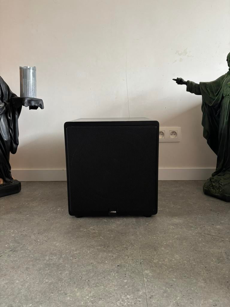 Canton subwoofer plus C, Enlèvement ou Envoi, Utilisé, 60 à 120 watts, Subwoofer