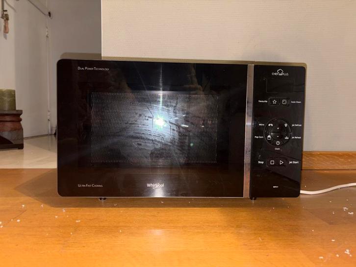 Whirlpool microgolf, Electroménager, Micro-ondes, Comme neuf, Plaque tournante, Enlèvement