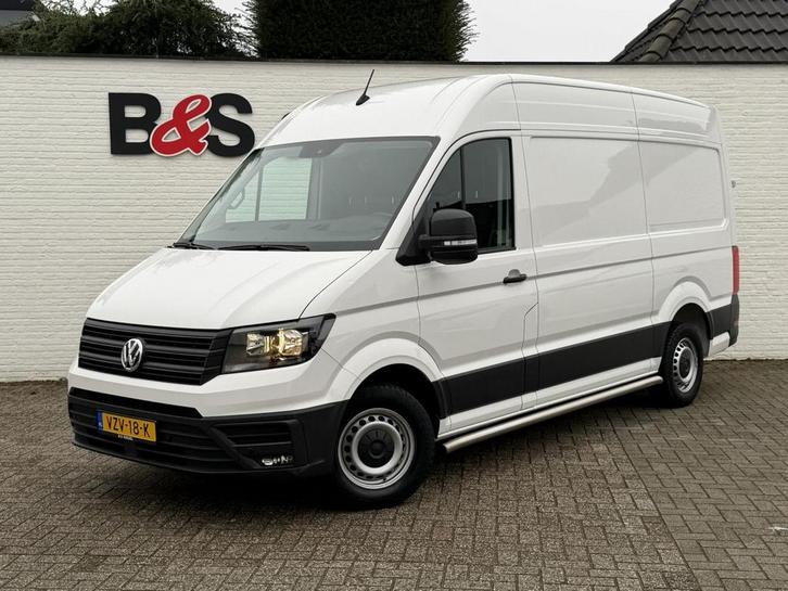 Volkswagen Crafter 35 2.0 TDI L3H3 EURO 6 Garantie Trekhaak, Auto's, Bestelwagens en Lichte vracht, Bedrijf, ABS, Airconditioning
