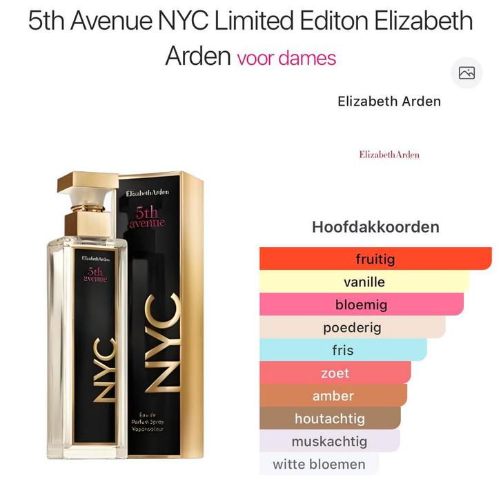 NYC damesparfum 75 ml, Handtassen en Accessoires, Uiterlijk | Parfum, Zo goed als nieuw, Ophalen of Verzenden