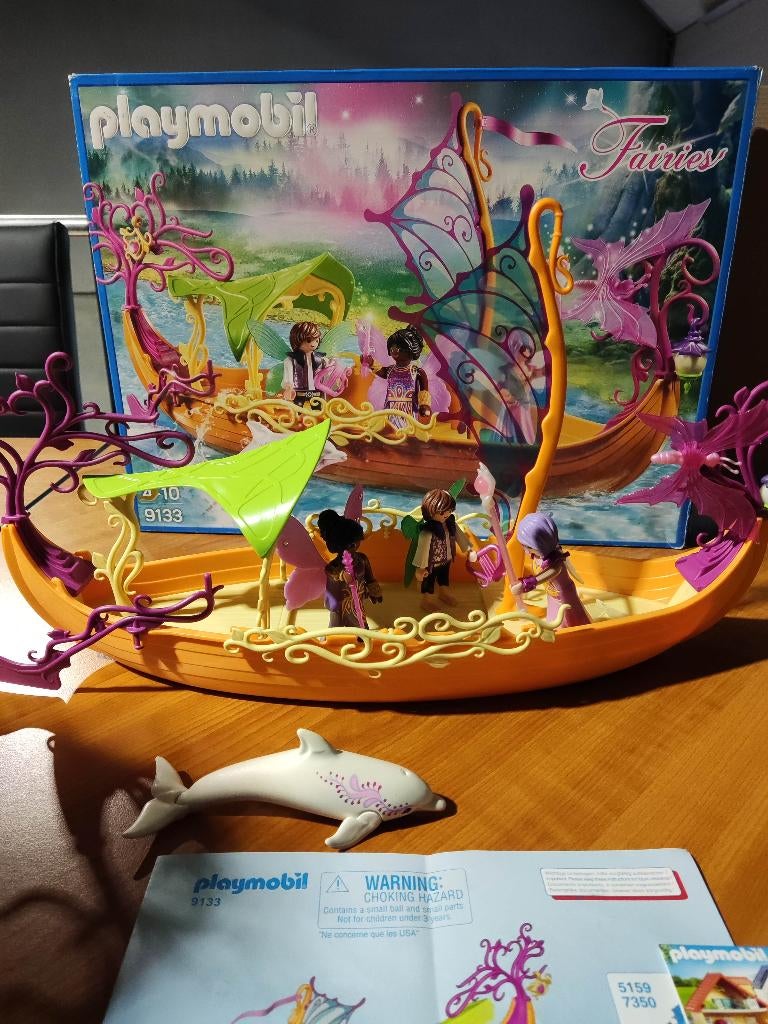 Playmobil 9133 Fairies boot, Ophalen, Gebruikt
