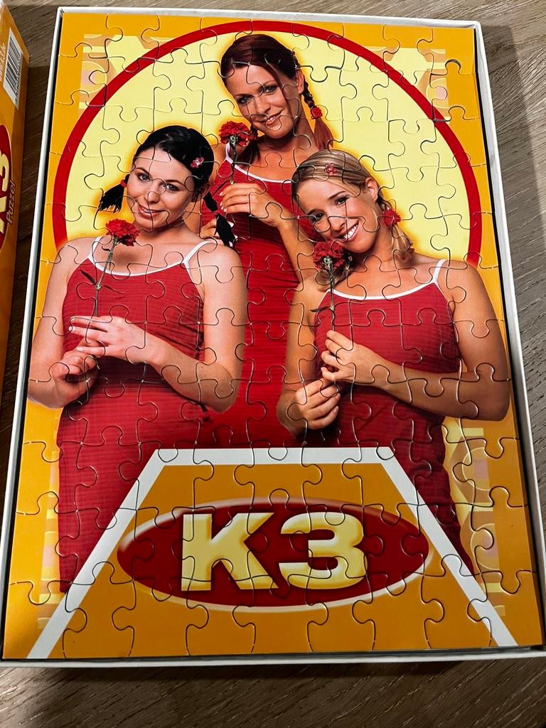 K3 puzzel original de 1 st echte k3, Ophalen of Verzenden, Gebruikt