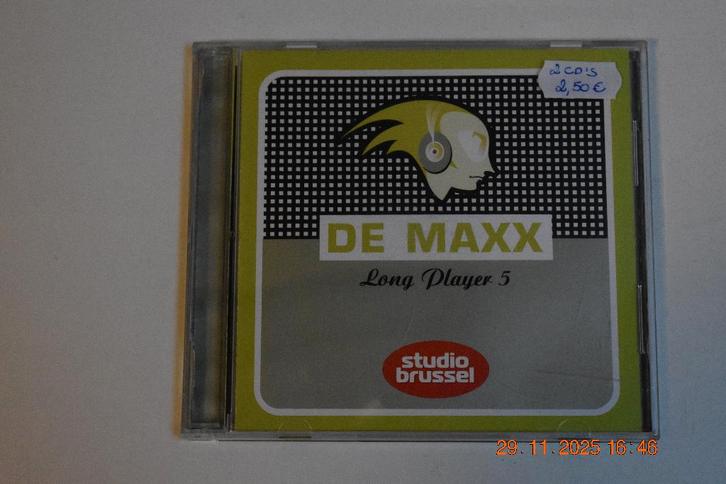 6 cd's : "Studio Brussel - De Maxx - Long Player", CD & DVD, CD | Compilations, Utilisé, Enlèvement ou Envoi