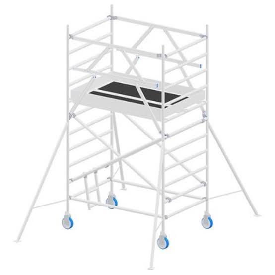 Solide rolstelling, Bricolage & Construction, Échafaudages, Utilisé, Échafaudage fixe ou roulant, 2 à 5 mètres, Enlèvement