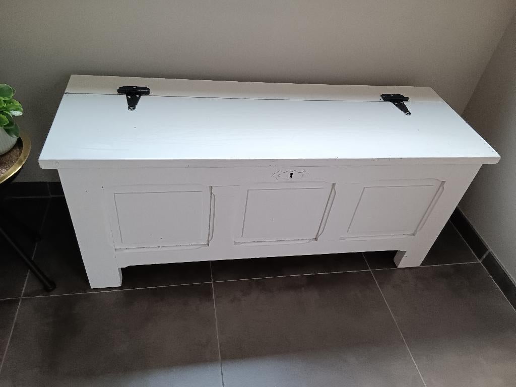 Witte opbergkist, 100 à 150 cm, Enlèvement, Utilisé, Moins de 50 cm