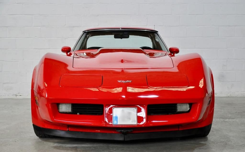 Chevrolet Corvette C3 uit 1973, Automaat, Lederen bekleding, Achterwielaandrijving, Zwart