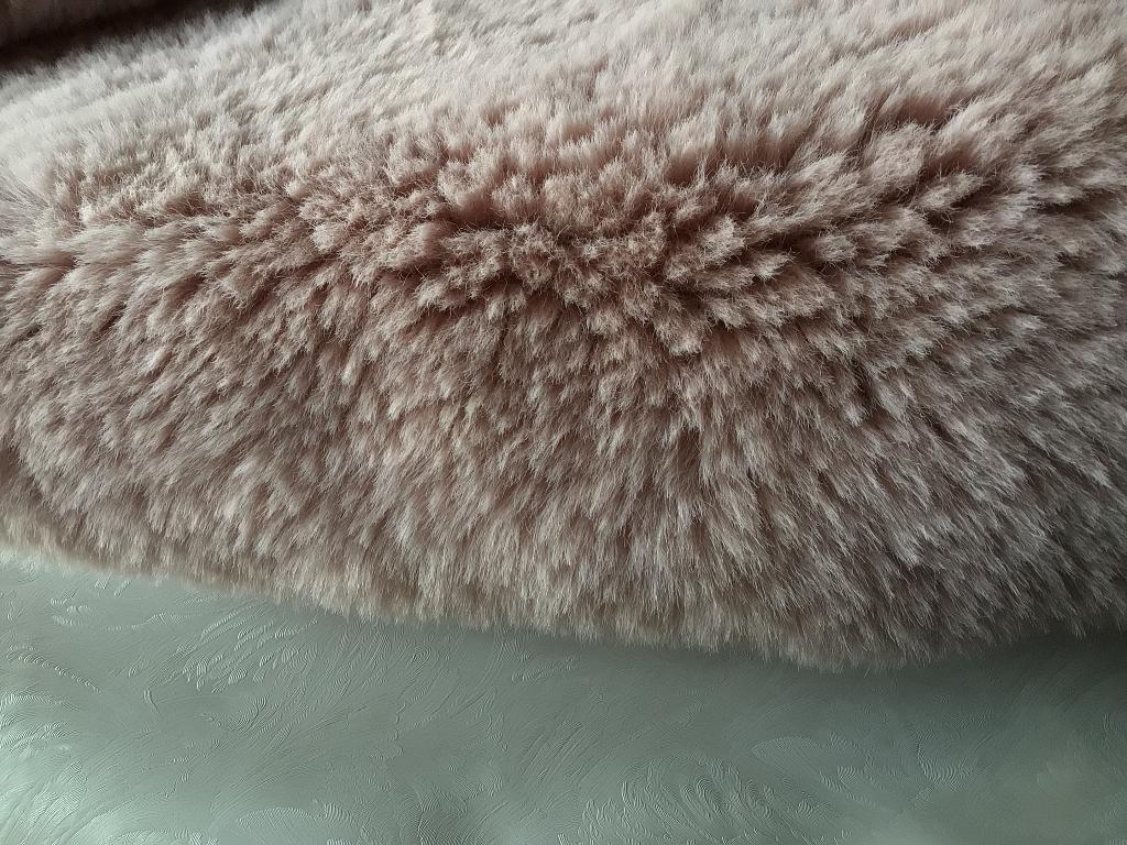 Hoogpolig zacht roze tapijt 90 cm, Ophalen of Verzenden