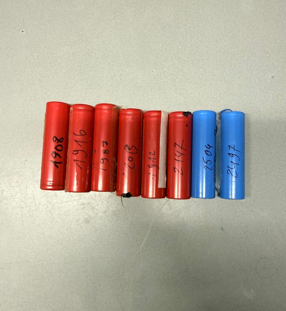 18650 Li-ion batterijen (10 stuks) herlaadbaar, Ophalen, Zo goed als nieuw