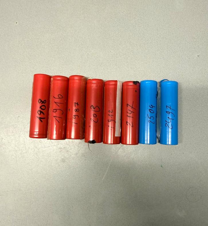 Piles Li-ion 18650 (10 pièces) rechargeables, TV, Hi-fi & Vidéo, Batteries, Comme neuf, Enlèvement