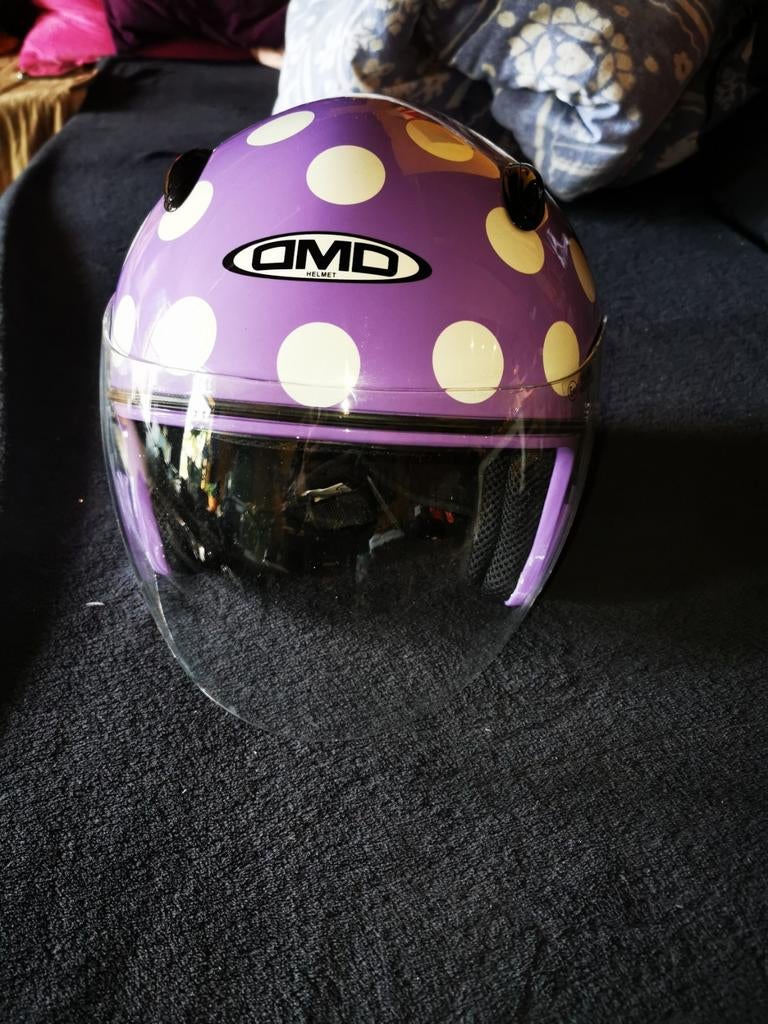 Dmd motorhelm, Fietsen en Brommers, Brommerhelmen, Ophalen of Verzenden