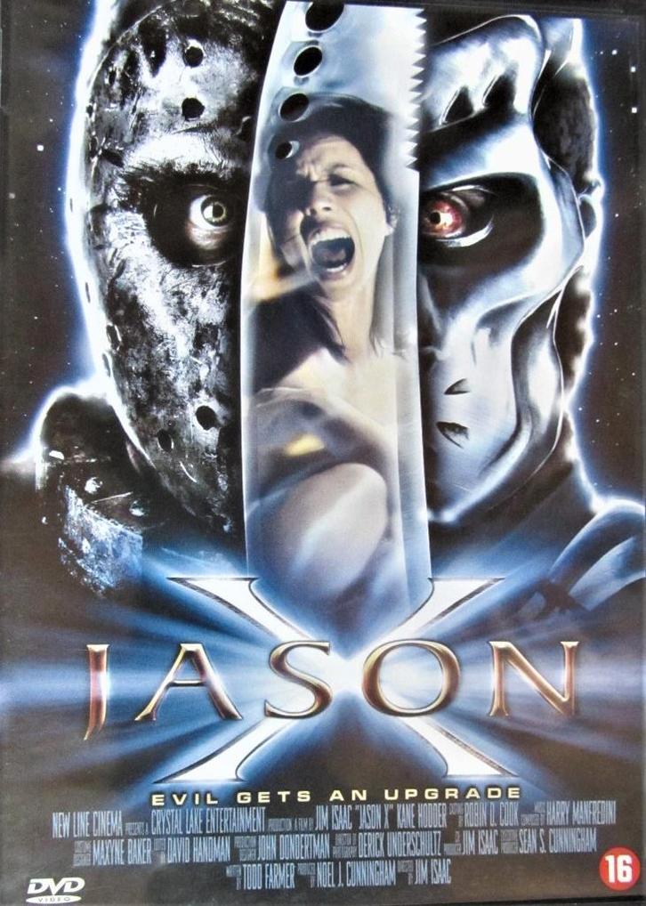 DVD HORROR- JASON X, Cd's en Dvd's, Dvd's | Horror, Zo goed als nieuw, Overige genres, Alle leeftijden, Ophalen of Verzenden