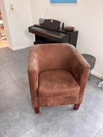 Fauteuil brun individuel, Moins de 75 cm, Fauteuil club, Comme neuf, Enlèvement