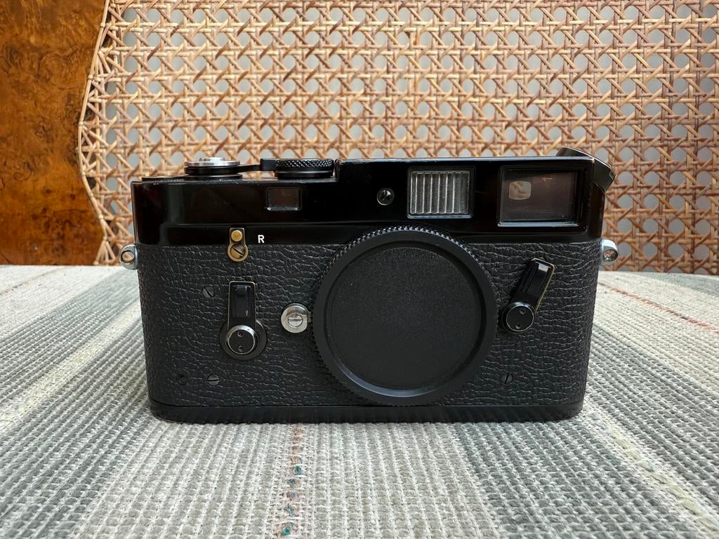 Prachtige Leica M4 Black Paint Camera uit 1969, Ophalen of Verzenden, Gebruikt, Leica