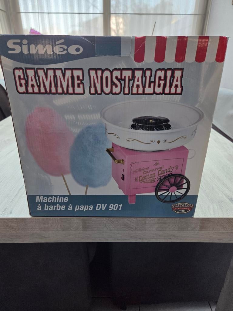 Suikerspin apparaat, Enlèvement