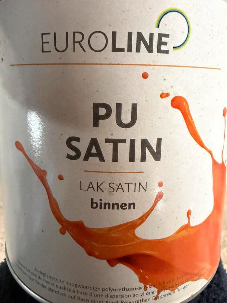 Euroline watergedragen taupegrijze lak 2,5liter, Hobby en Vrije tijd, Knutselen, Nieuw, Materiaal, Ophalen of Verzenden