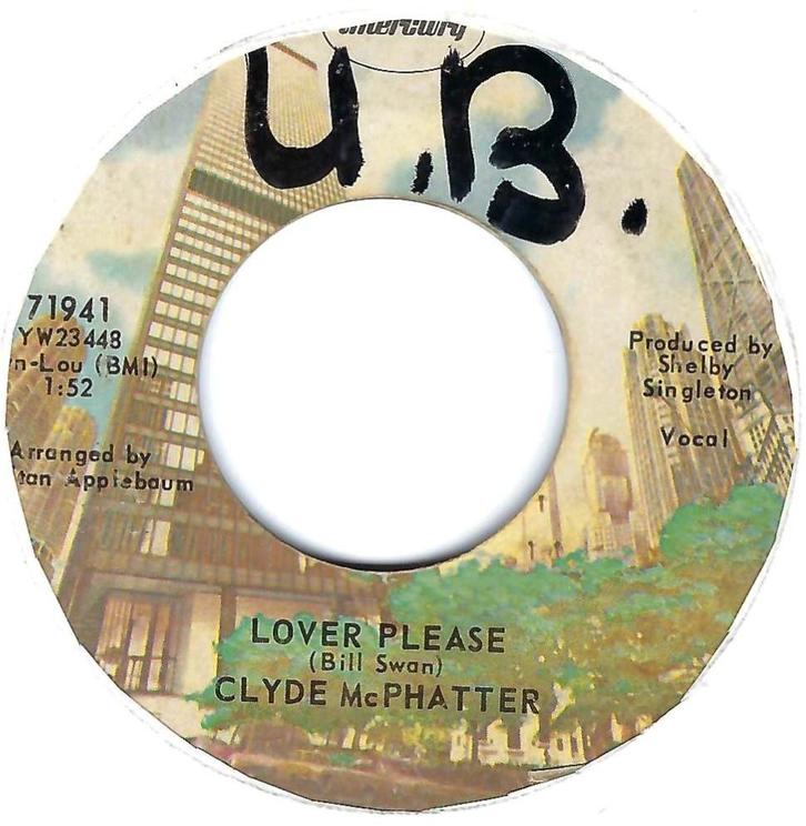 Northern soul 45: Clyde McPhatter "Lover please", Cd's en Dvd's, Vinyl Singles, Gebruikt, Single, R&B en Soul, 7 inch, Ophalen of Verzenden