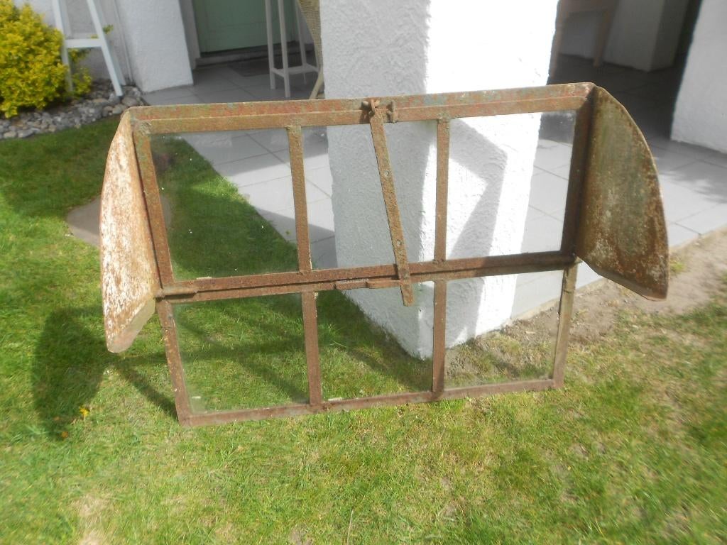 industrieel metalen raam/kozijn - luifel - loft - serre. D, Ophalen