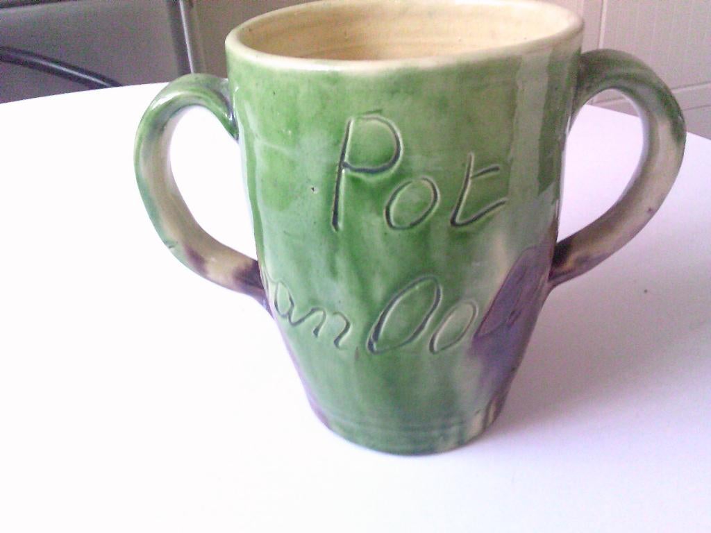 pot van oolen 1,2 liter in vlaams aardewerk, Ophalen