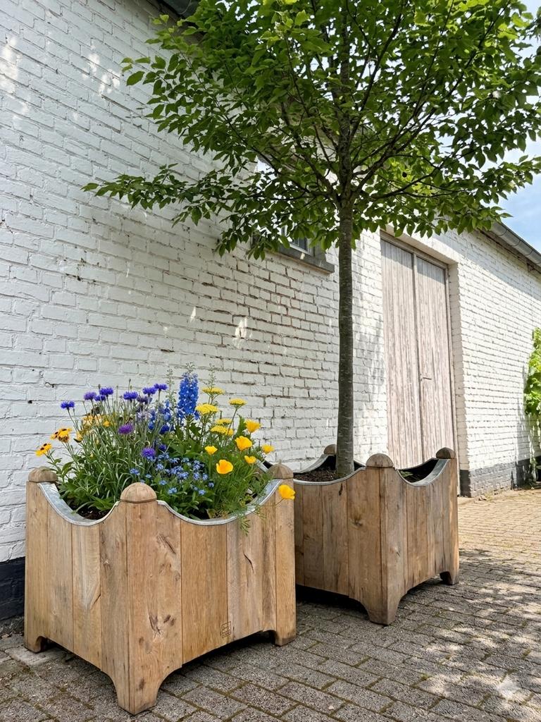 Jardinière, Jardin & Terrasse, Envoi, Utilisé, Bois, Jardin