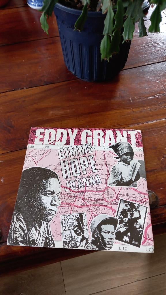Vinyl (45t) eddy grant "gimme hope jo'anna", Enlèvement, 1980 - 1989, Utilisé