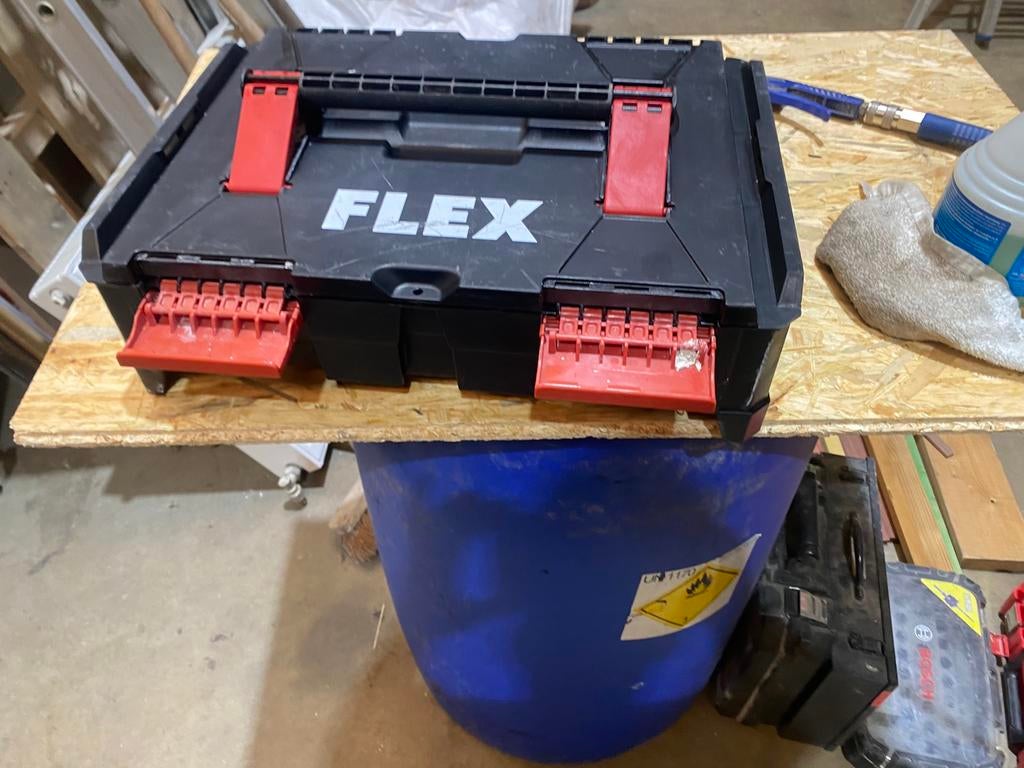 Flex bandschroef machine, Ophalen, Gebruikt