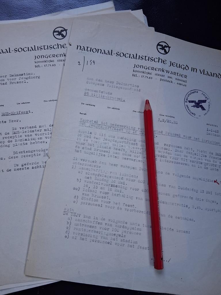 Briefwisseling NSJV DMS Lentefeest, Ophalen of Verzenden