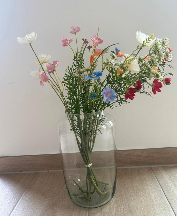 Glazen bloemenvaas groot – nieuw, Huis en Inrichting, Woonaccessoires | Vazen, Nieuw, Overige kleuren, Minder dan 50 cm, Glas